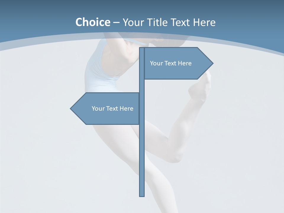 Fly Acrobat Leap PowerPoint Template