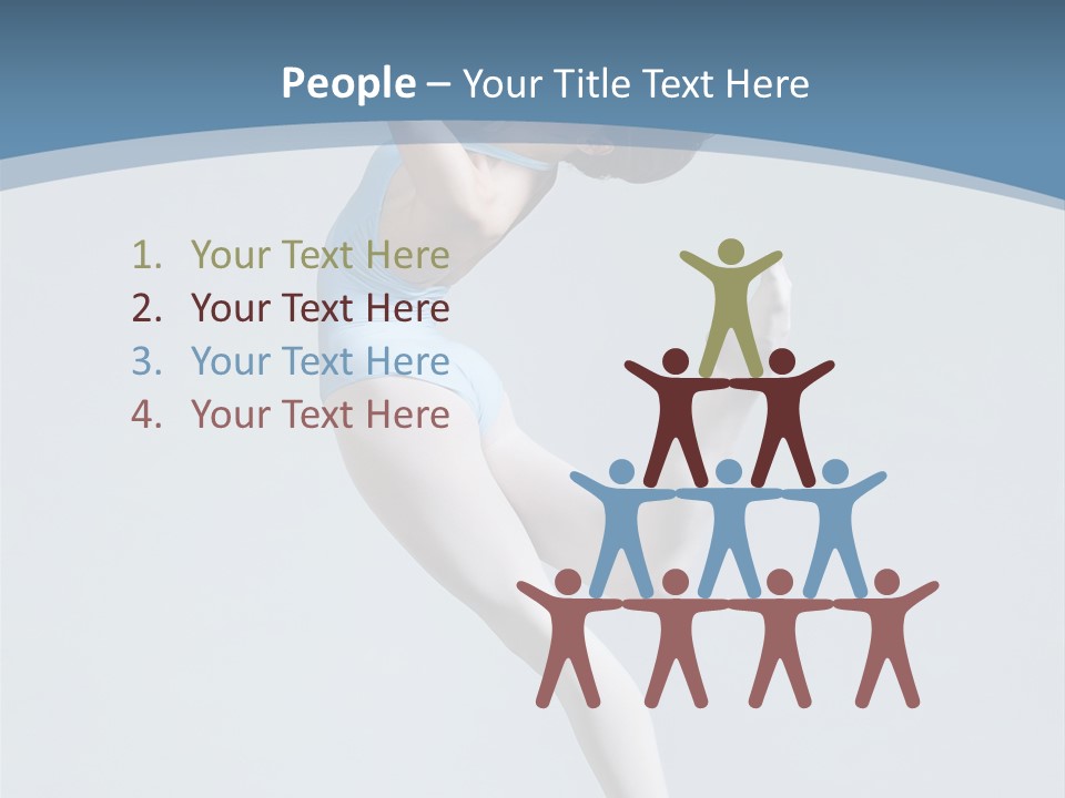 Fly Acrobat Leap PowerPoint Template