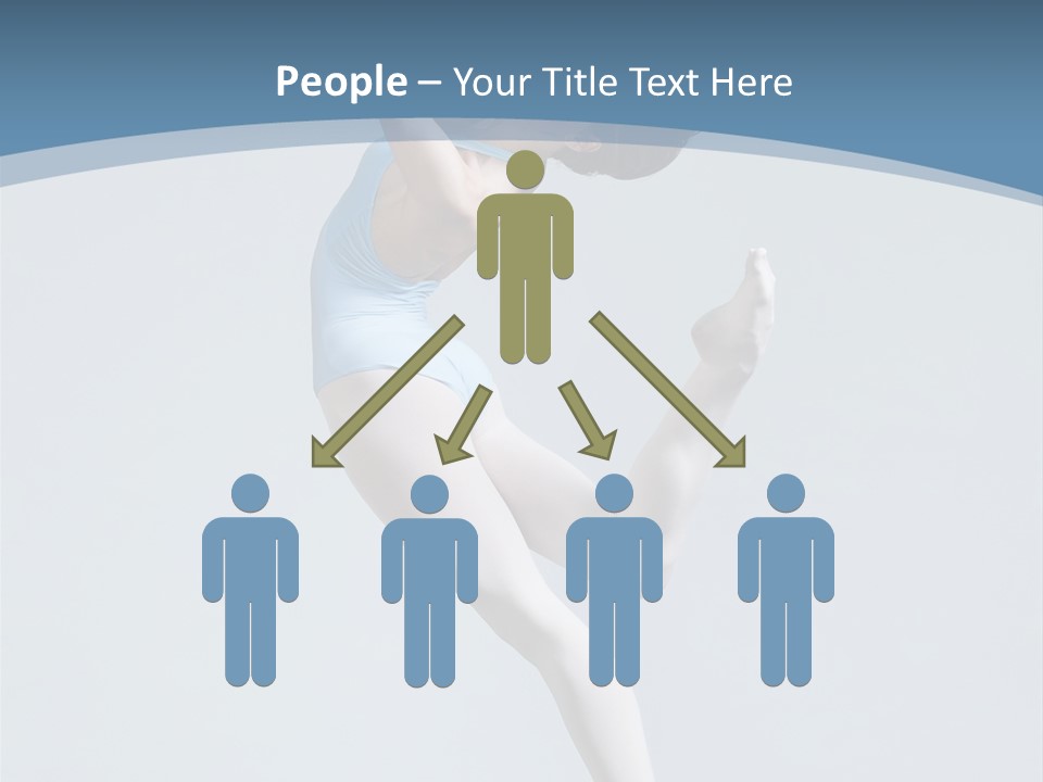 Fly Acrobat Leap PowerPoint Template