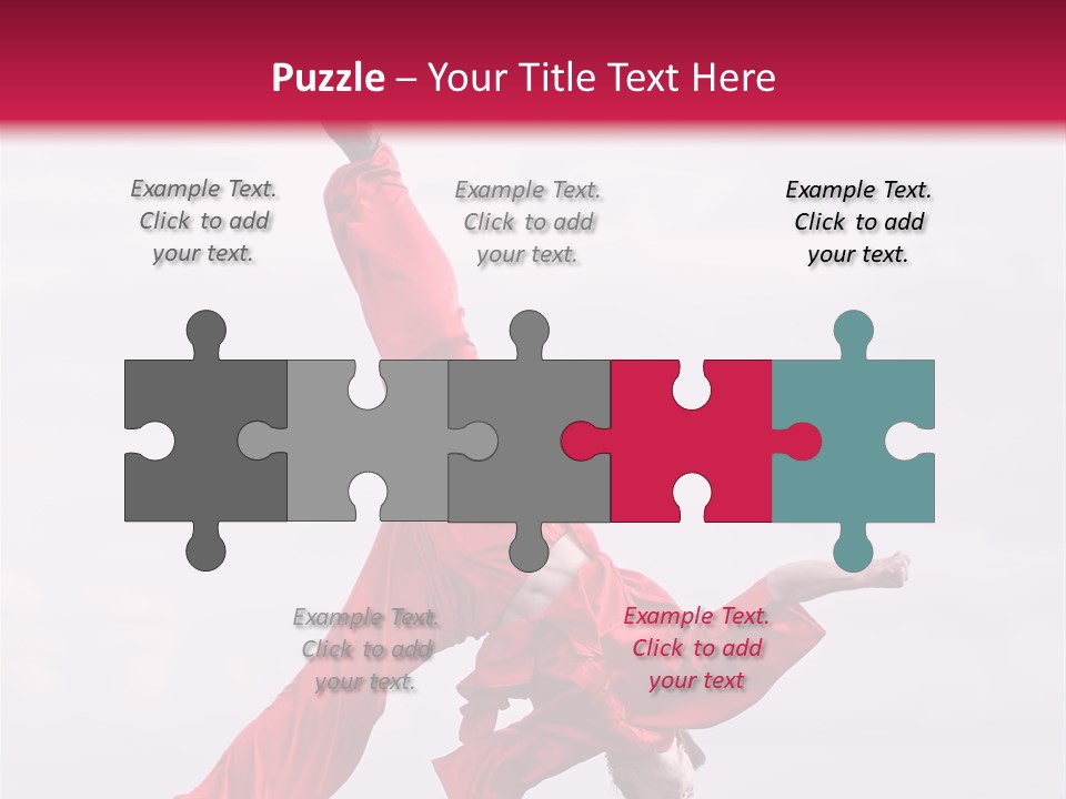 Fly Karate Training PowerPoint Template