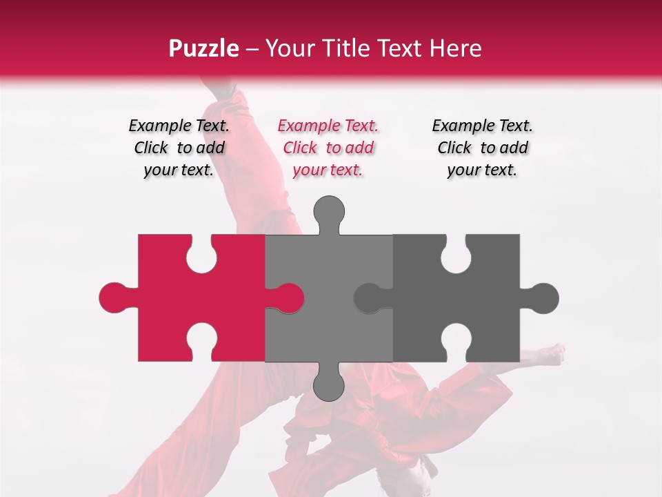 Fly Karate Training PowerPoint Template