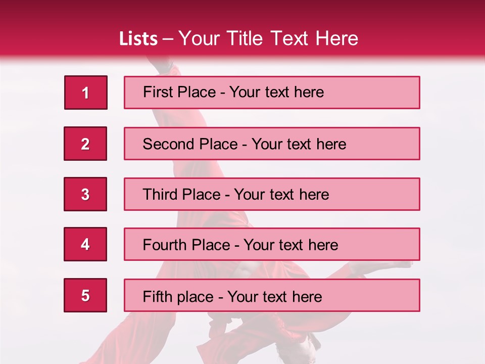 Fly Karate Training PowerPoint Template