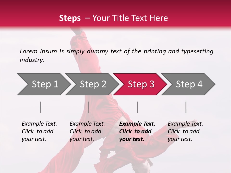 Fly Karate Training PowerPoint Template