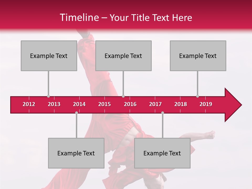 Fly Karate Training PowerPoint Template