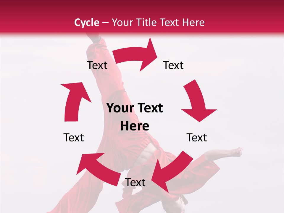 Fly Karate Training PowerPoint Template