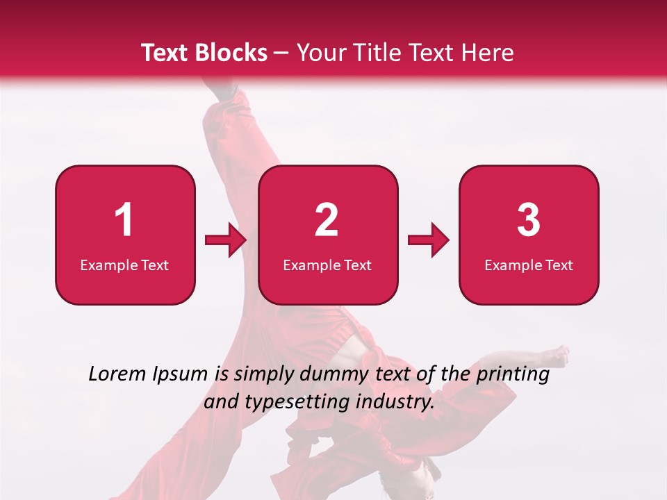 Fly Karate Training PowerPoint Template