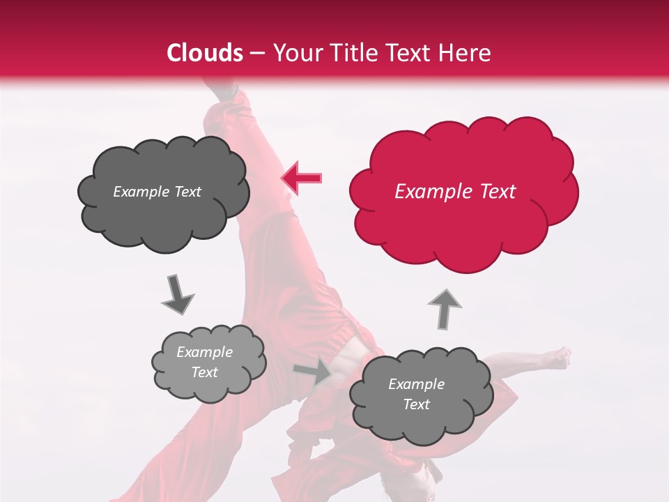 Fly Karate Training PowerPoint Template