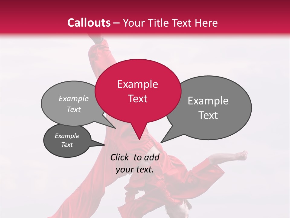 Fly Karate Training PowerPoint Template