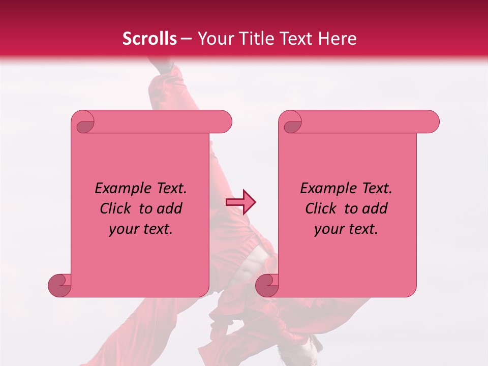 Fly Karate Training PowerPoint Template