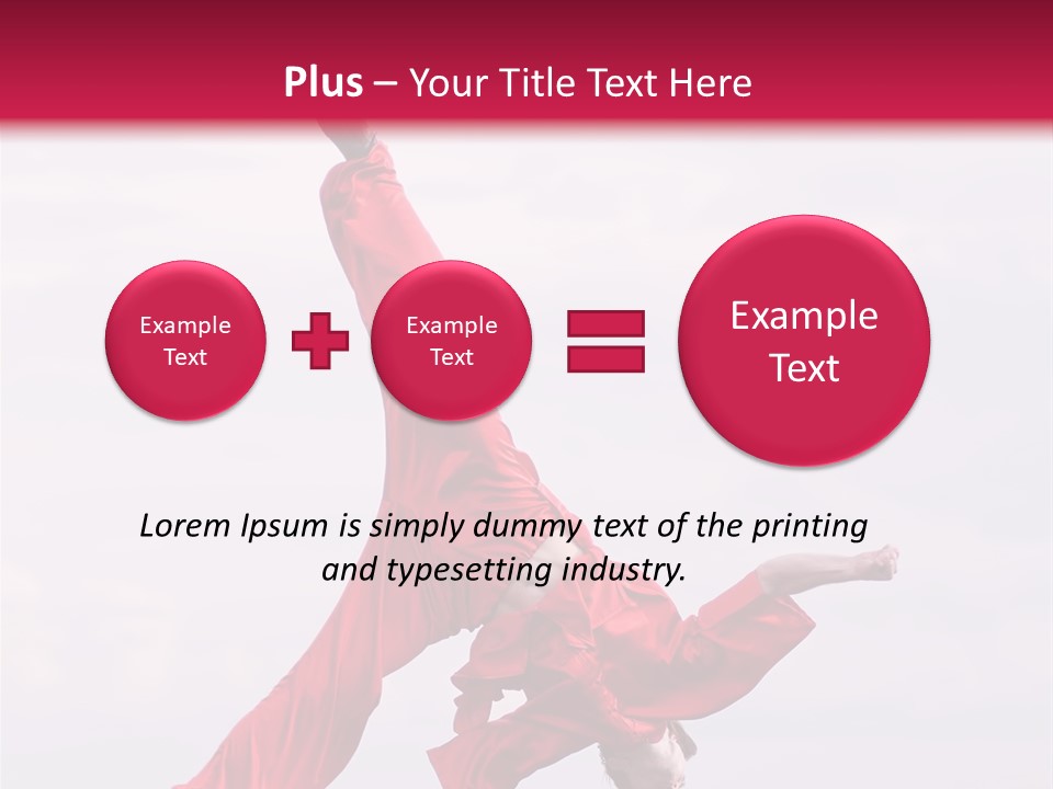 Fly Karate Training PowerPoint Template