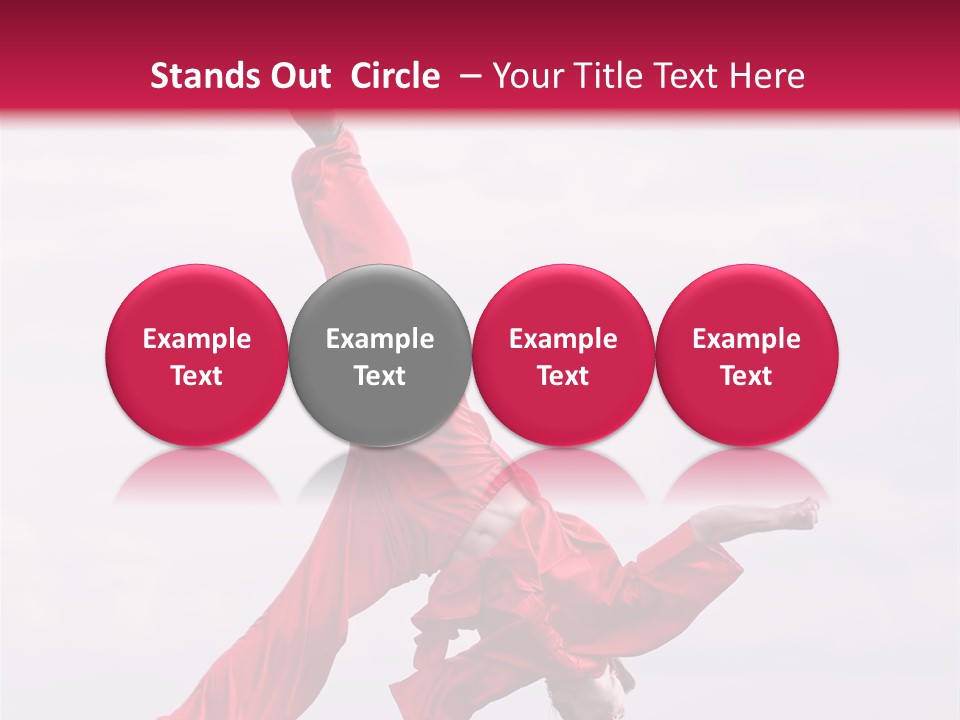 Fly Karate Training PowerPoint Template