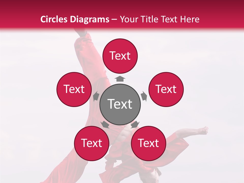 Fly Karate Training PowerPoint Template