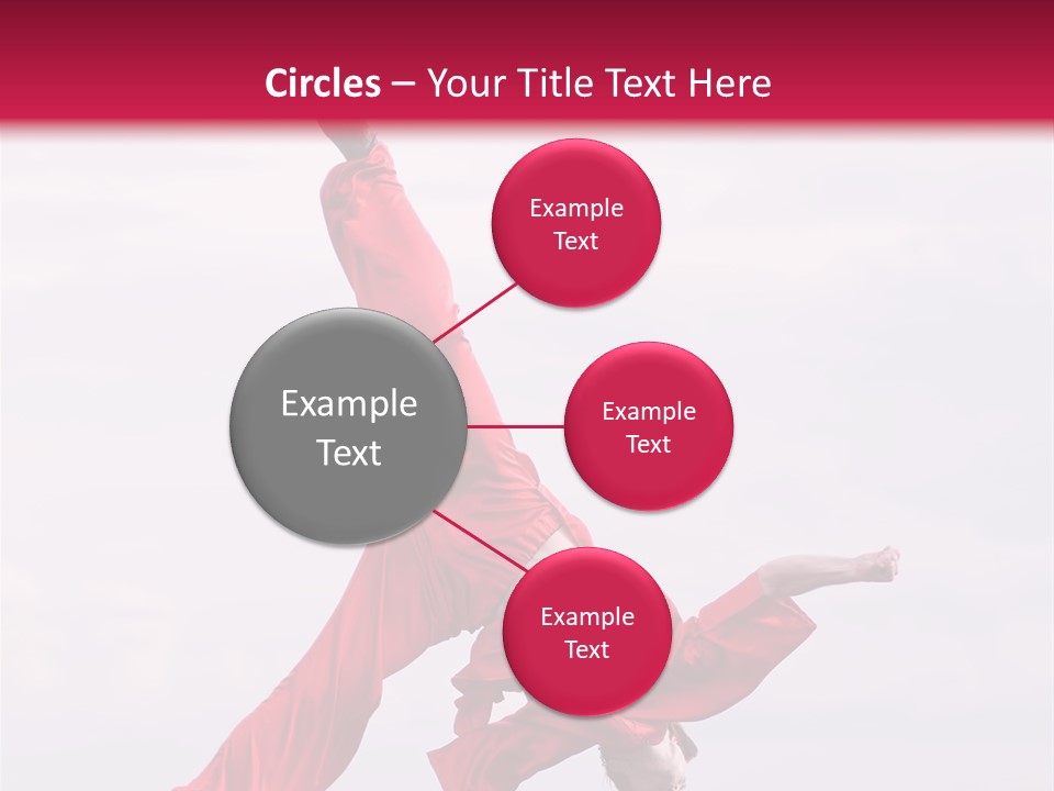 Fly Karate Training PowerPoint Template