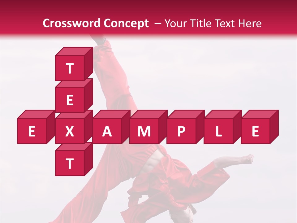 Fly Karate Training PowerPoint Template