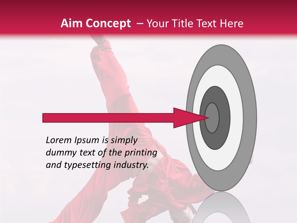 Fly Karate Training PowerPoint Template