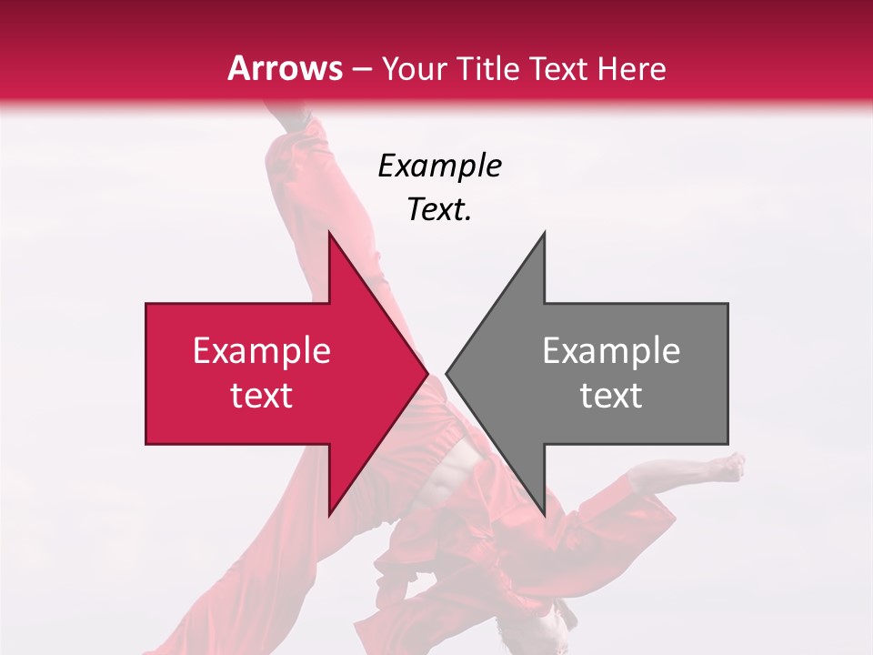 Fly Karate Training PowerPoint Template