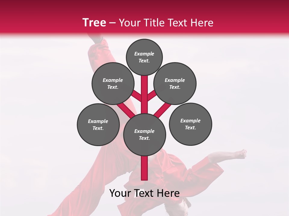 Fly Karate Training PowerPoint Template