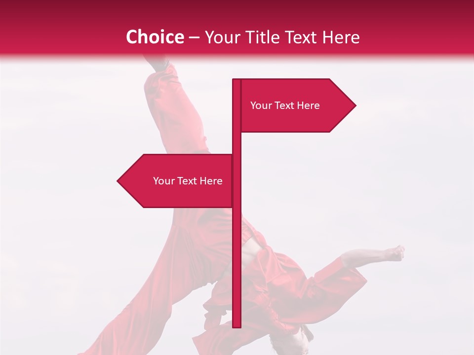 Fly Karate Training PowerPoint Template
