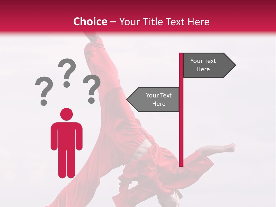 Fly Karate Training PowerPoint Template