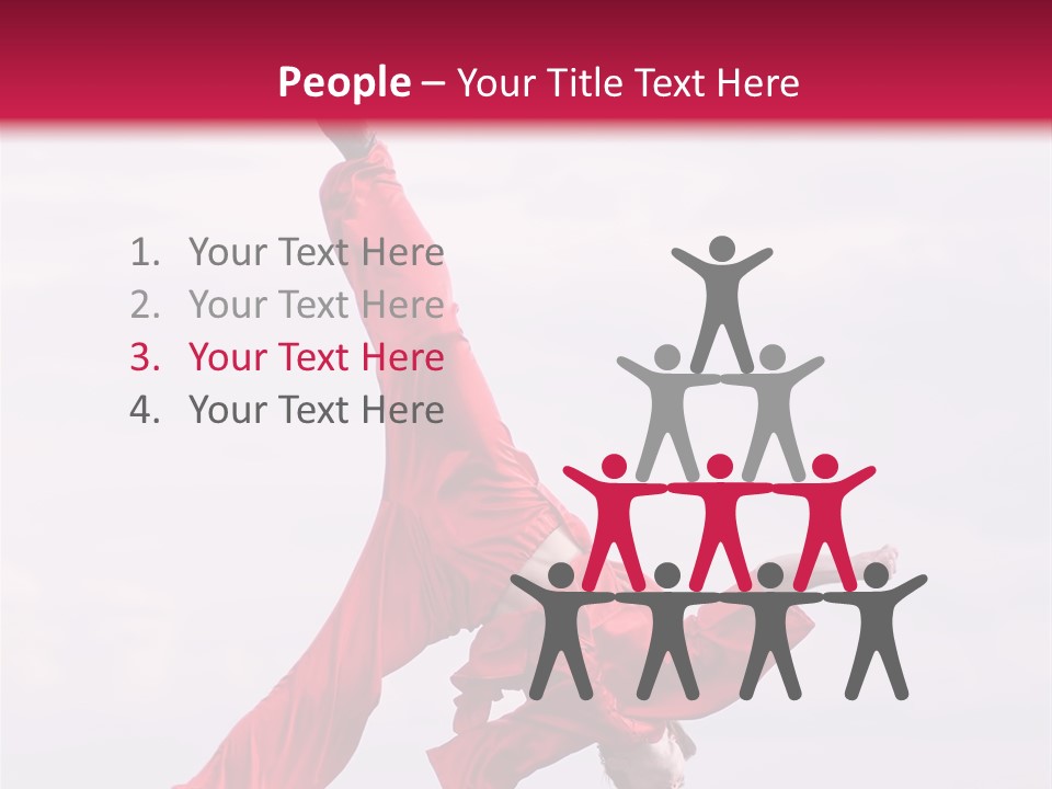 Fly Karate Training PowerPoint Template