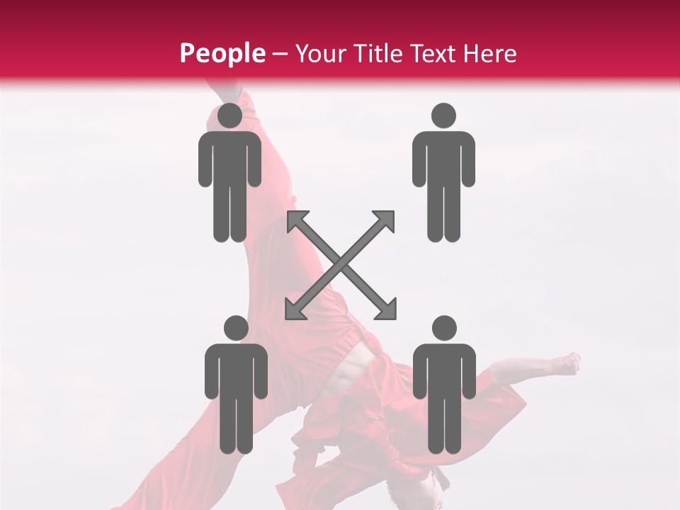 Fly Karate Training PowerPoint Template