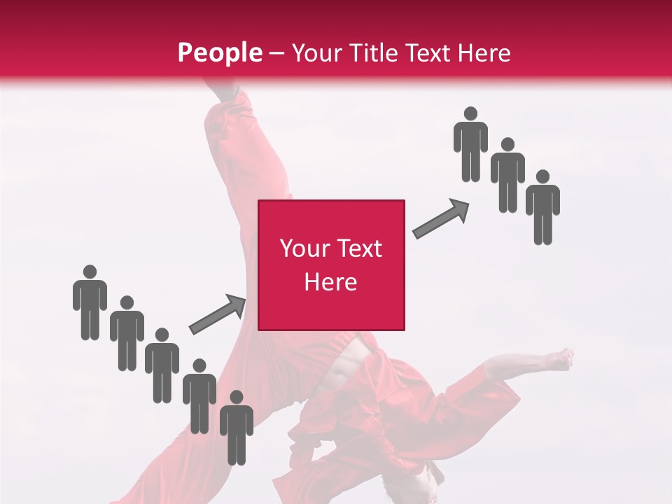 Fly Karate Training PowerPoint Template