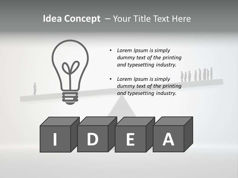 Organization Solution Difference PowerPoint Template