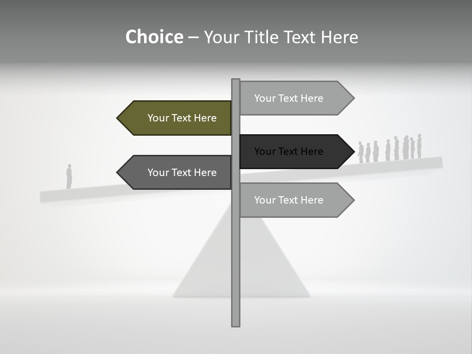 Organization Solution Difference PowerPoint Template