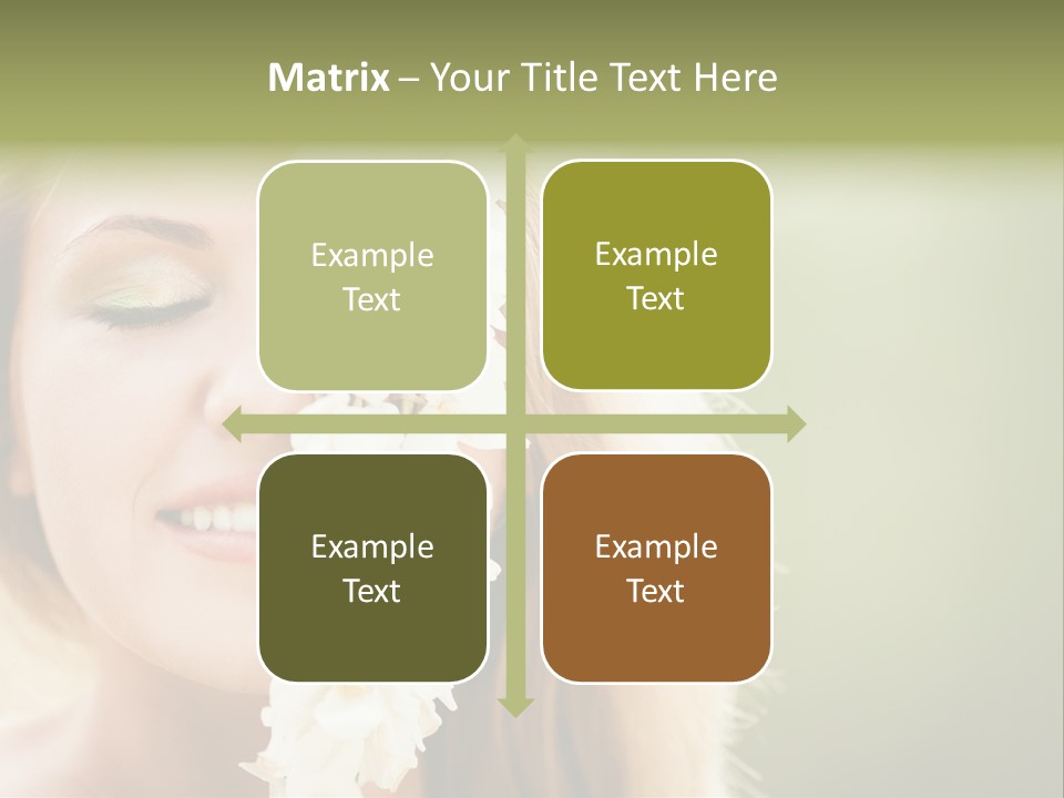 Skin Teeth Portrait PowerPoint Template