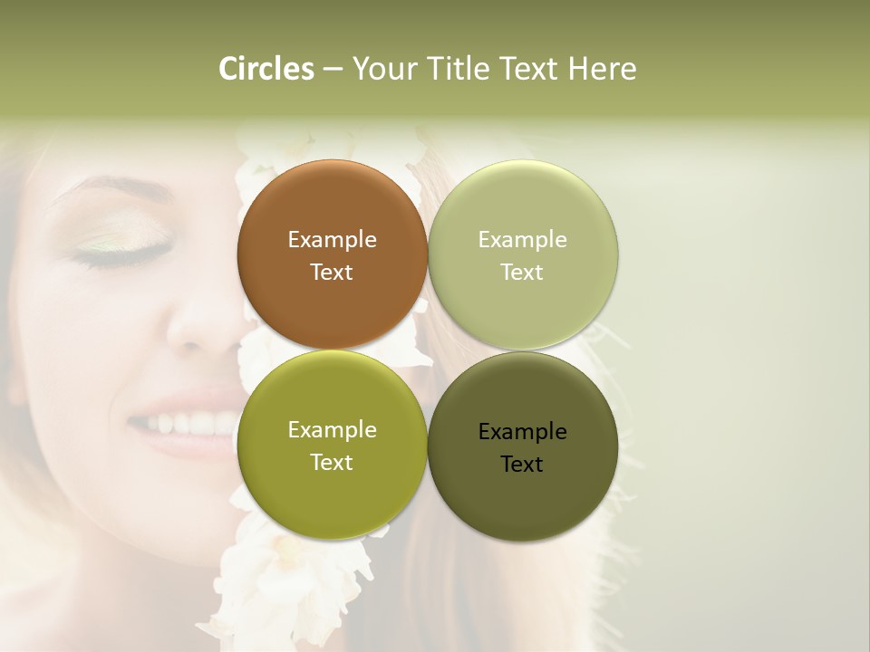 Skin Teeth Portrait PowerPoint Template