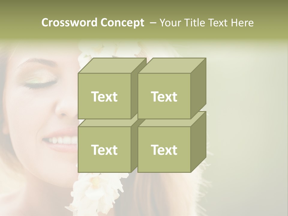 Skin Teeth Portrait PowerPoint Template