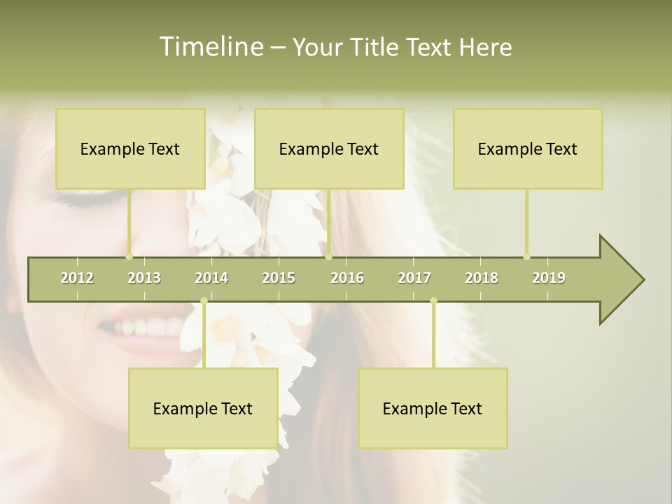 Skin Teeth Portrait PowerPoint Template