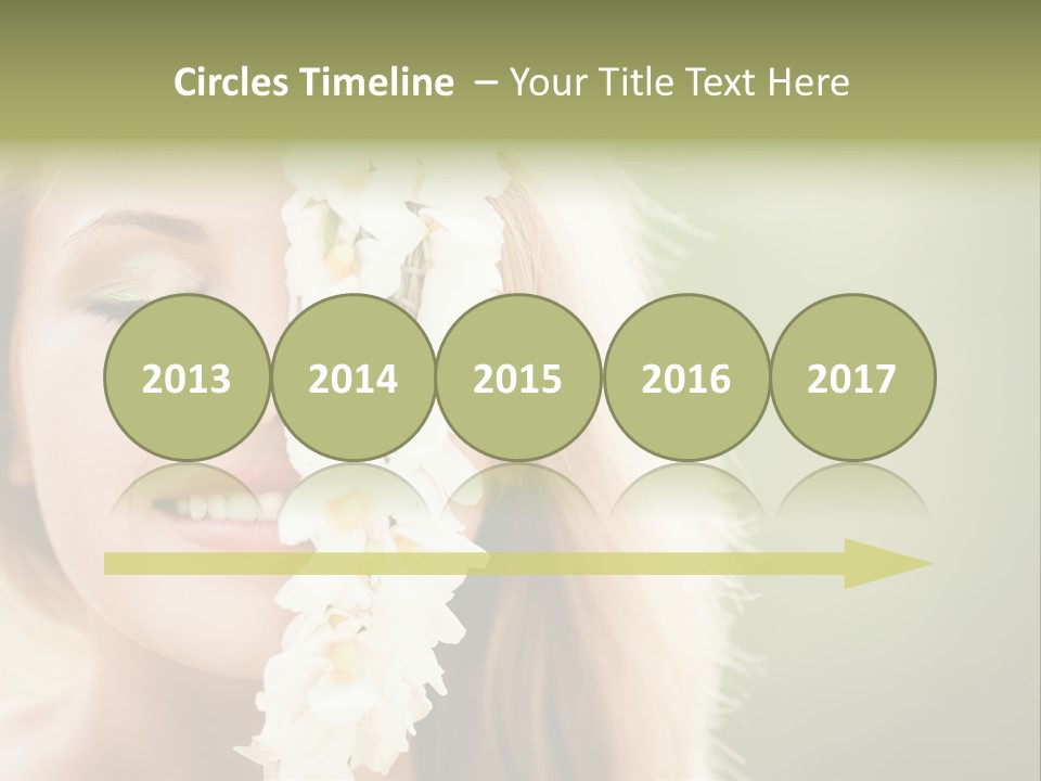 Skin Teeth Portrait PowerPoint Template