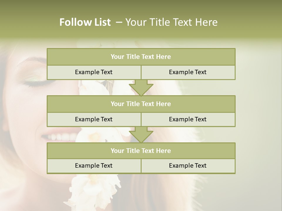 Skin Teeth Portrait PowerPoint Template