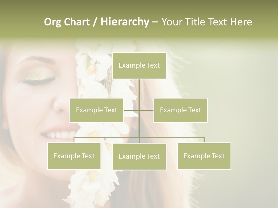 Skin Teeth Portrait PowerPoint Template