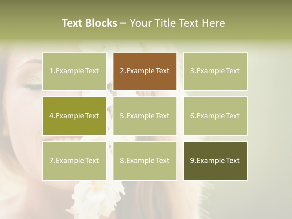 Skin Teeth Portrait PowerPoint Template