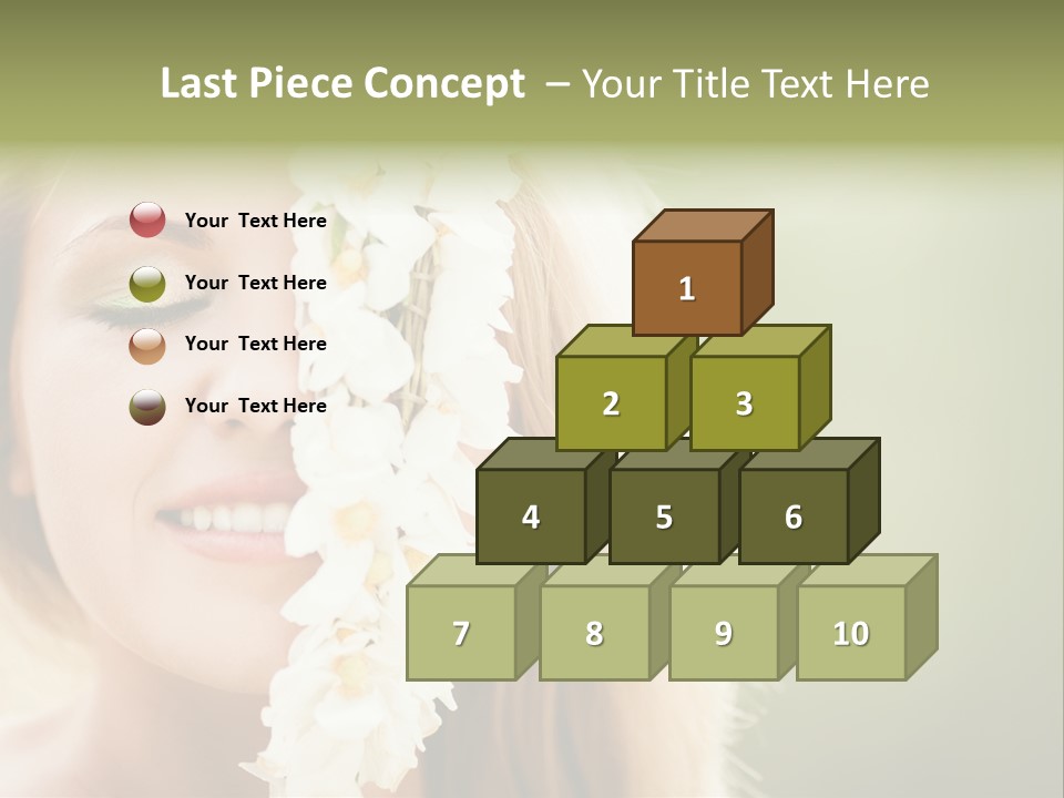 Skin Teeth Portrait PowerPoint Template