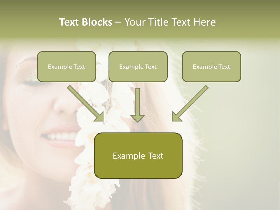 Skin Teeth Portrait PowerPoint Template