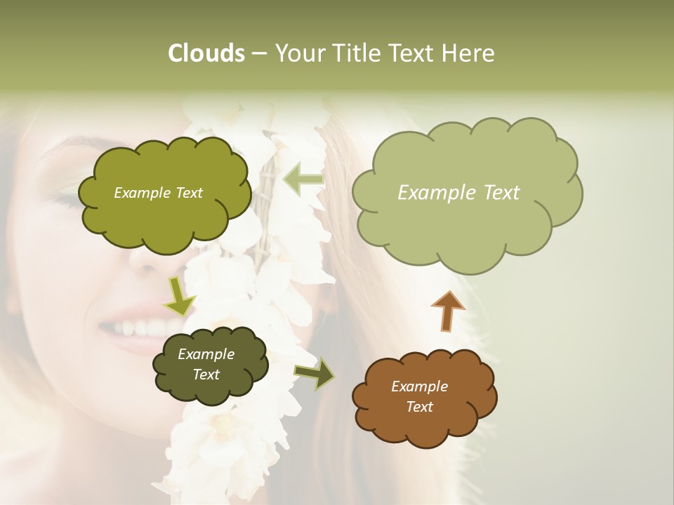 Skin Teeth Portrait PowerPoint Template