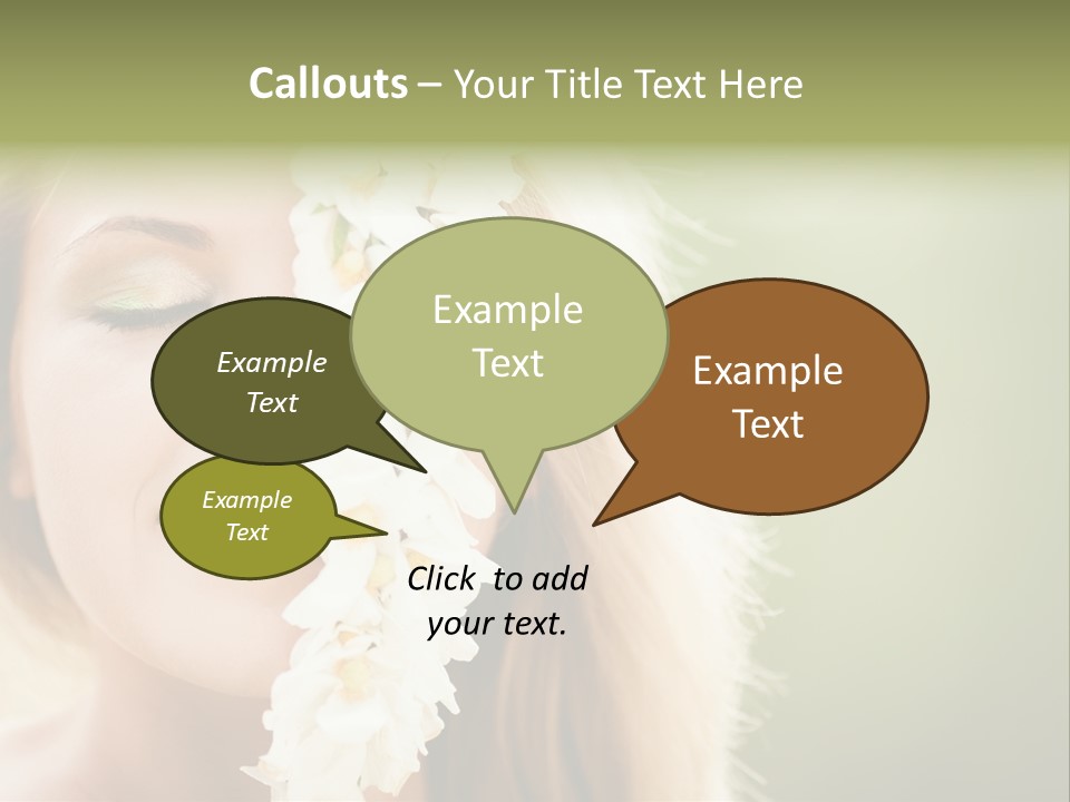 Skin Teeth Portrait PowerPoint Template