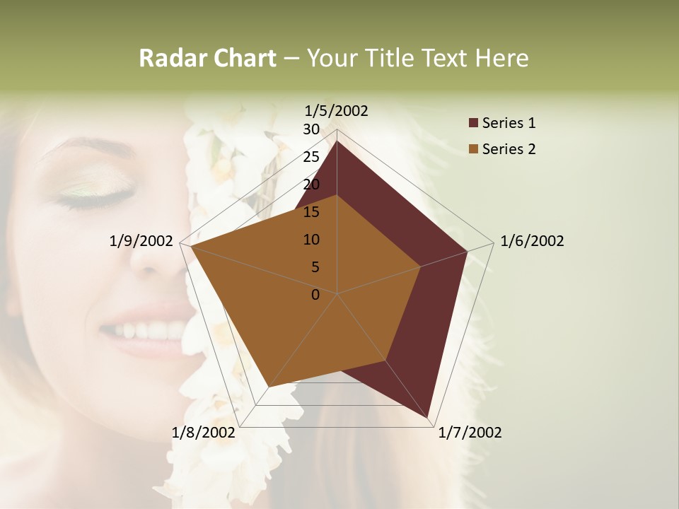 Skin Teeth Portrait PowerPoint Template