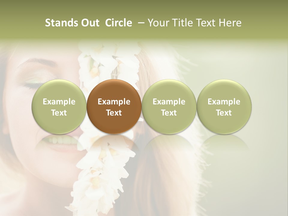 Skin Teeth Portrait PowerPoint Template