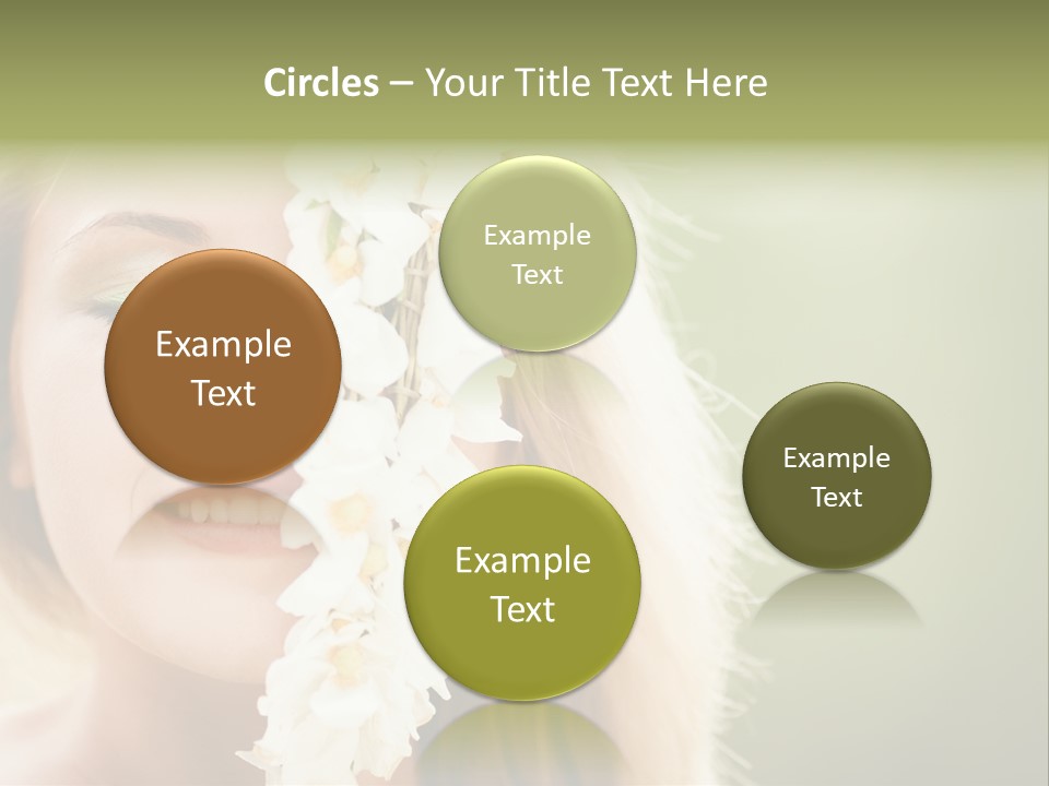 Skin Teeth Portrait PowerPoint Template