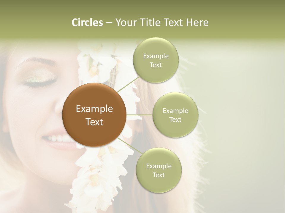 Skin Teeth Portrait PowerPoint Template