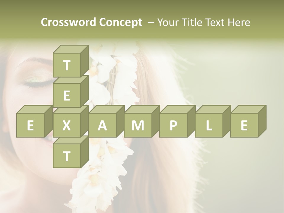 Skin Teeth Portrait PowerPoint Template