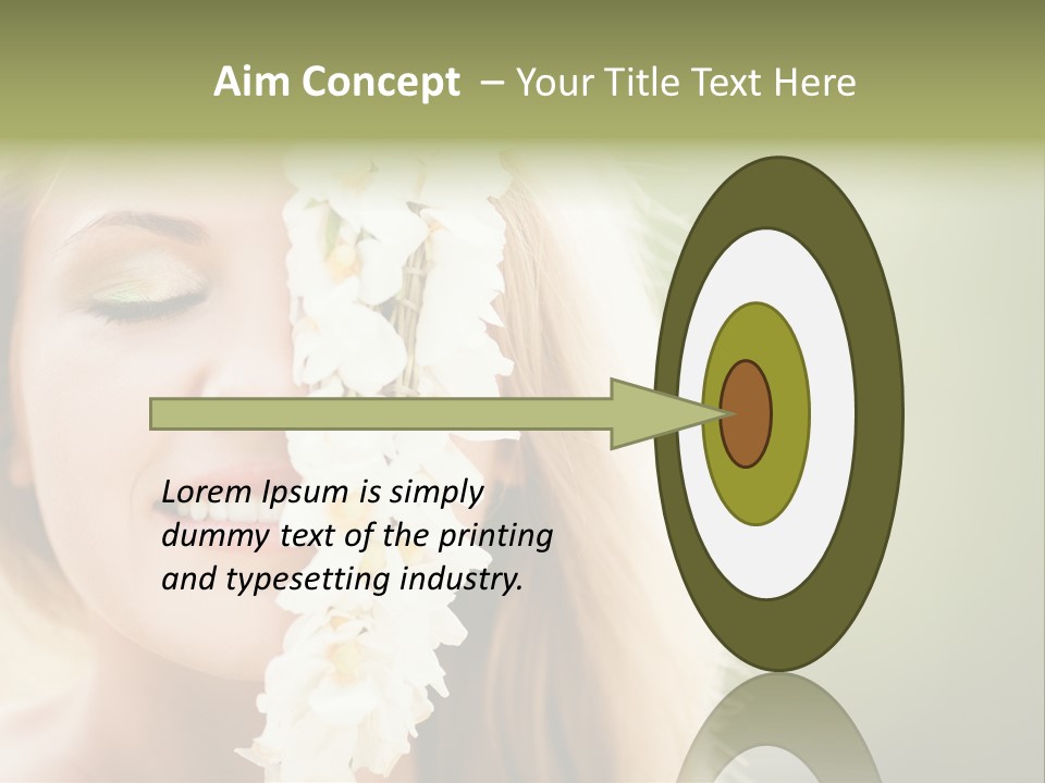 Skin Teeth Portrait PowerPoint Template