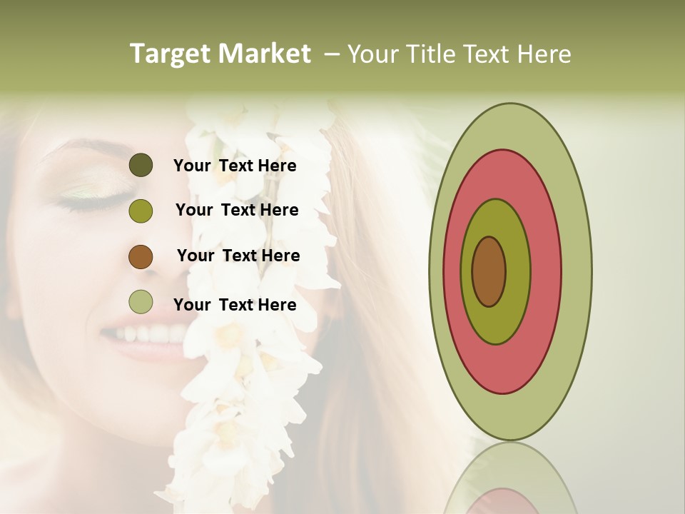 Skin Teeth Portrait PowerPoint Template