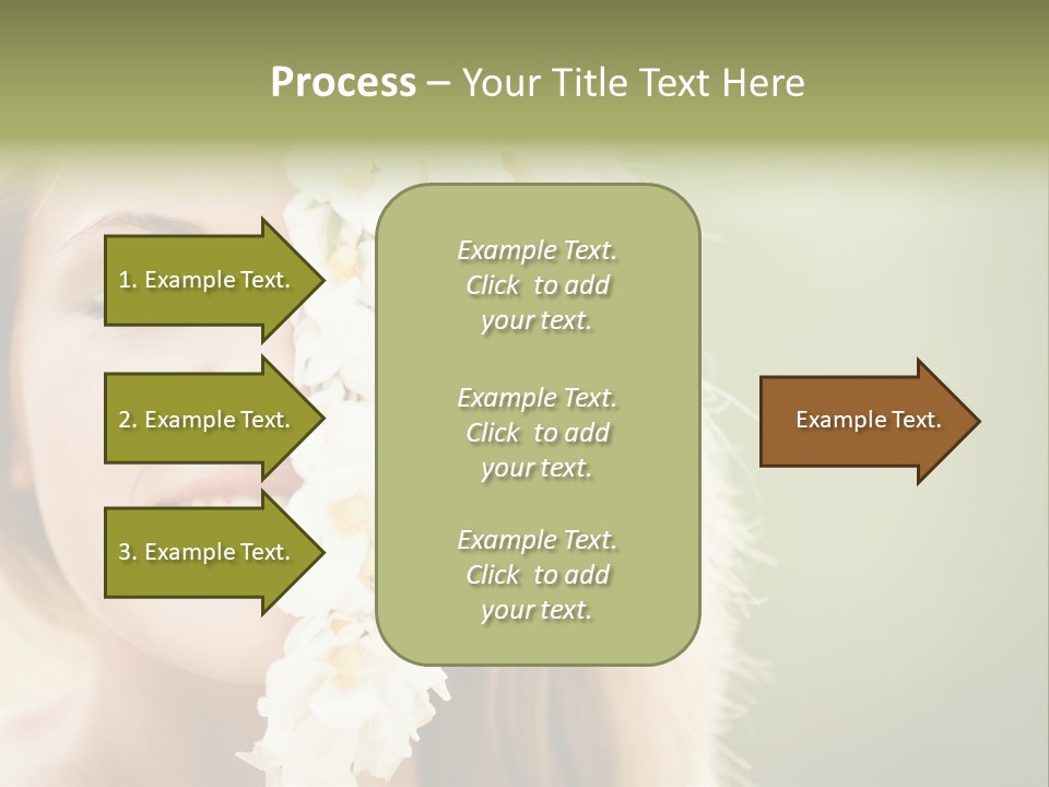 Skin Teeth Portrait PowerPoint Template