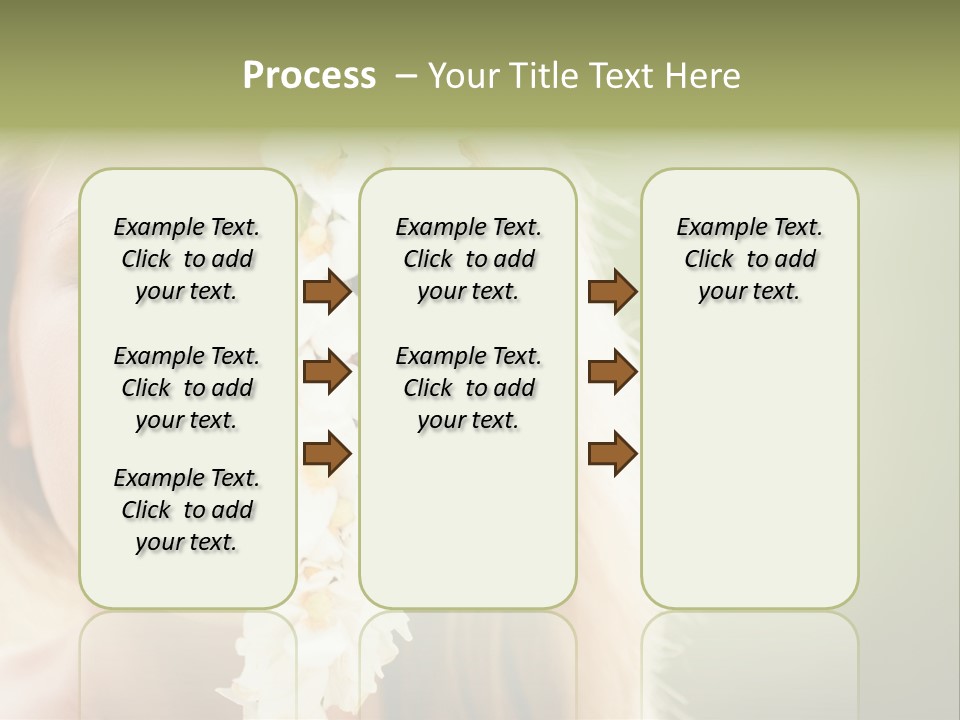 Skin Teeth Portrait PowerPoint Template