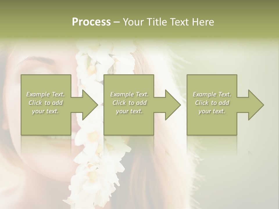 Skin Teeth Portrait PowerPoint Template